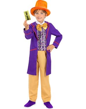 Strój Willy Wonka dla chłopców - Charlie i Fabryka Czekolady