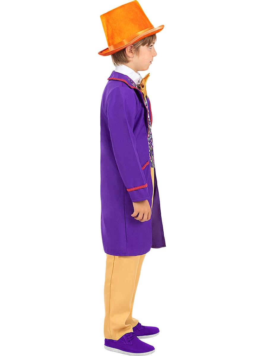 Maskeraddräkt Willy Wonka för barn - Charlie och Chokladfabriken