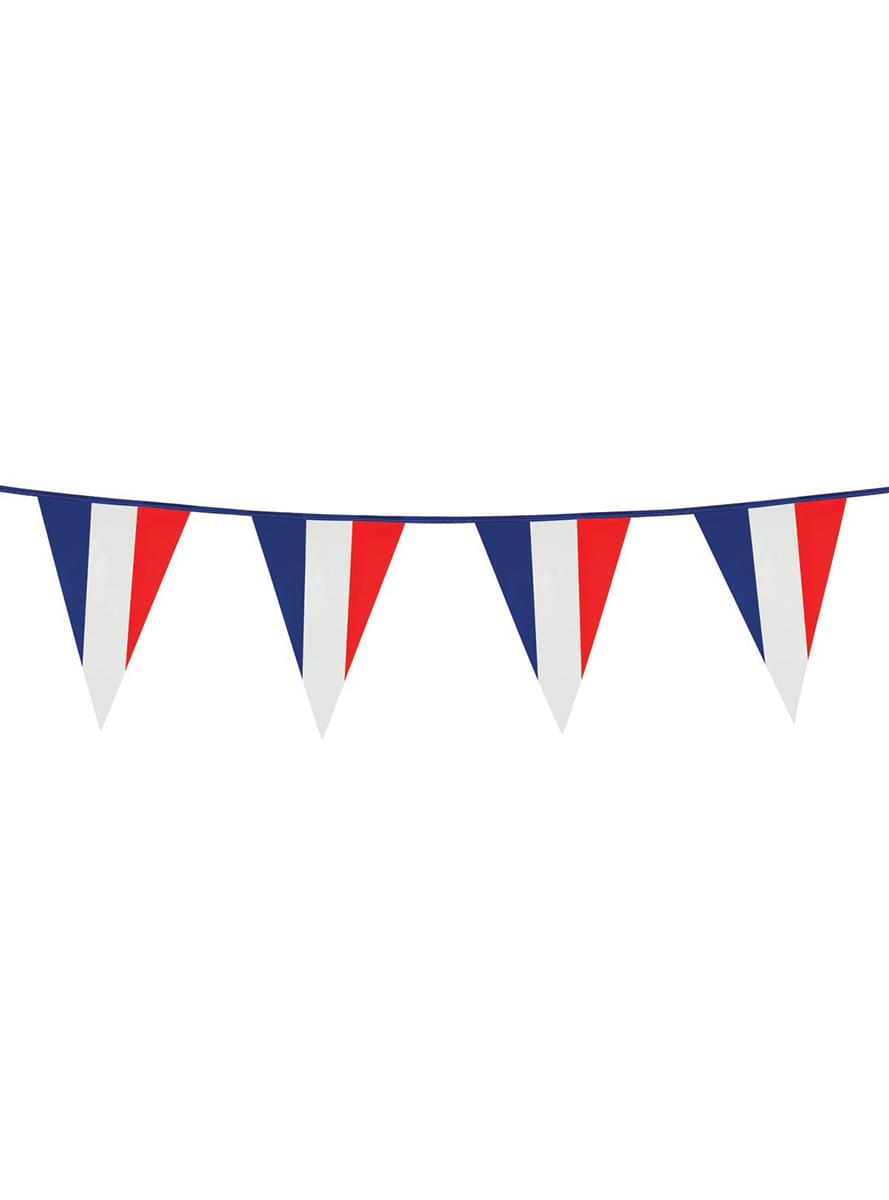 Guirlande de drapeaux de France