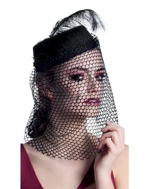 Cappello da vedova tenebrosa per donna