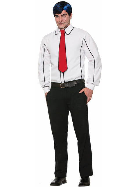 Camicia e cravatta pop art per uomo
