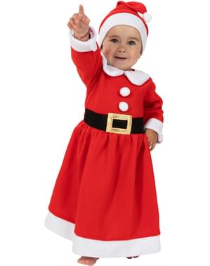 Weihnachtsfrau Kostüm für Babys