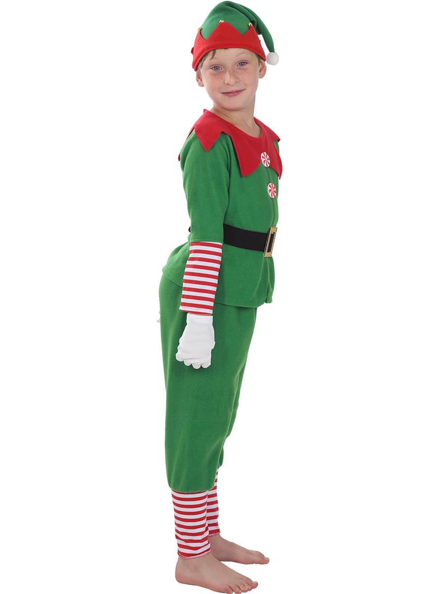 Disfraz de elfo navideño para niño