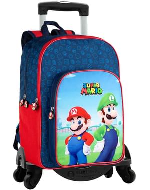 Раница с колелца тип куфар с Марио и Луиджи - Super Mario Bros