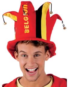Chapéu da Bélgica com guizos para adulto