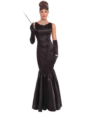 Costume da stella del cinema Audrey per donna