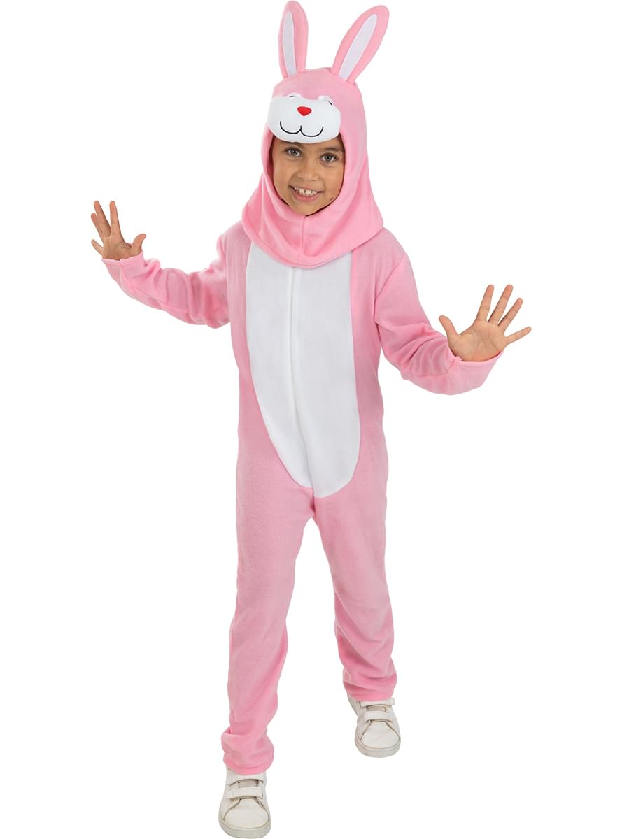 Fato de Coelho rosa para meninos