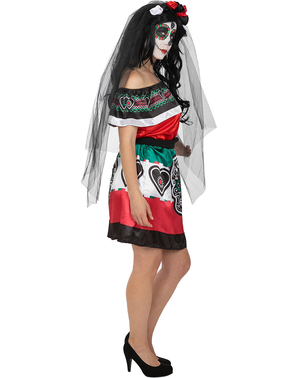 Kostým Dia de los Muertos Mexico pro ženy