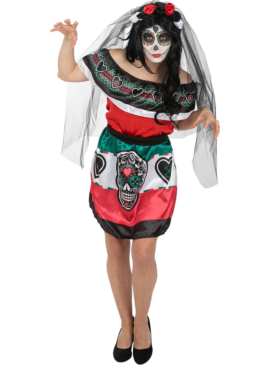 Strój Dia de los Muertos Mexico dla kobiet