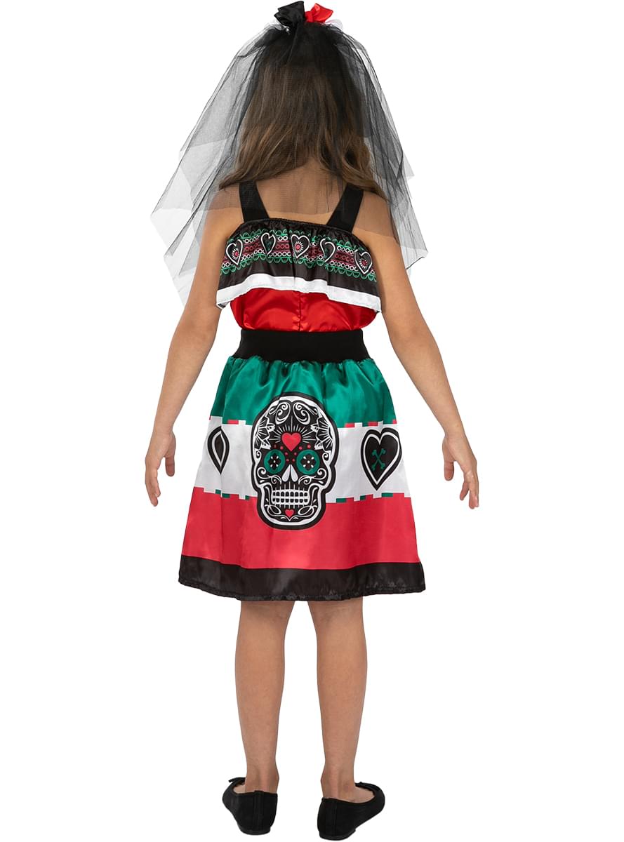 Catrina kostüüm tüdrukutele