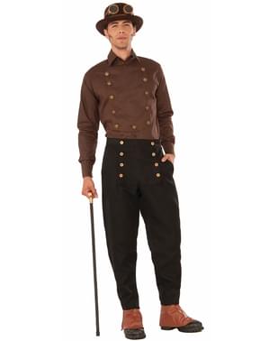 Pánské steampunkové kalhoty černé