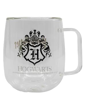Cană din sticlă Hogwarts - Harry Potter