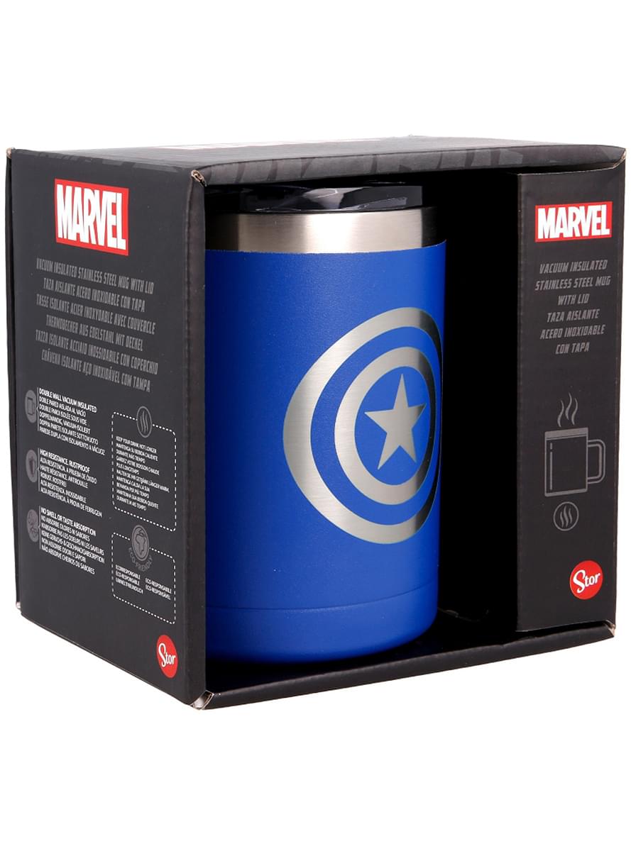 Kapitonas Amerika Logo - Marvel Termoso puodelis