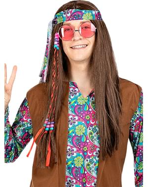 Occhiali hippie floreali colorati