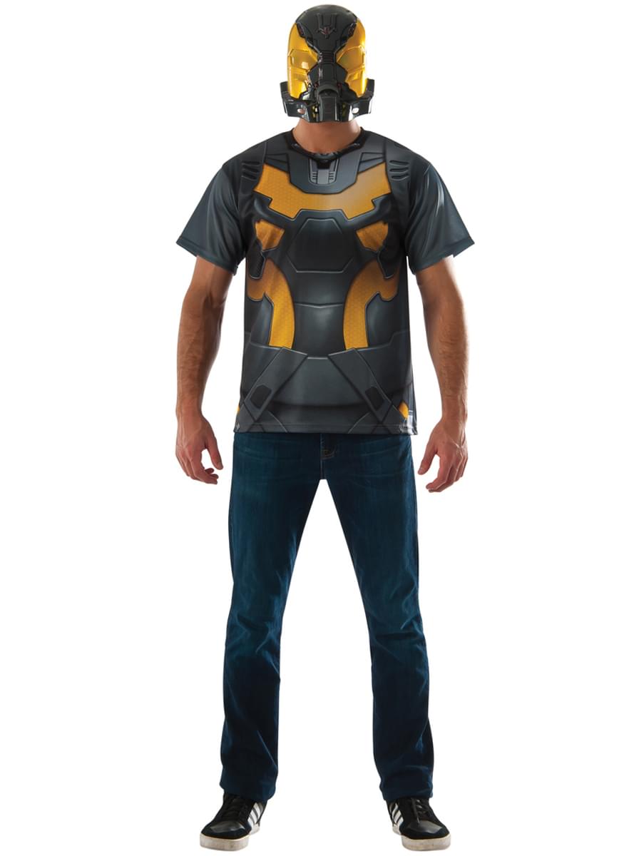 Kit fato de Yellow Jacket Ant Man para adulto