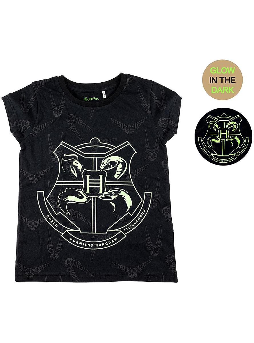Maglietta Hogwarts scudo per bambini - Harry Potter