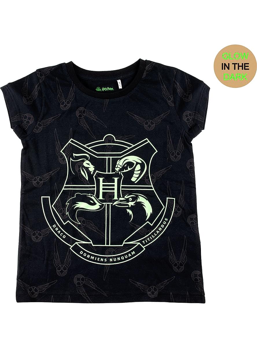Maglietta Hogwarts scudo per bambini - Harry Potter