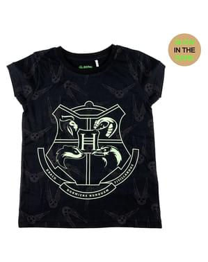 T-shirt Hogwarts escudo para meninos - Harry Potter