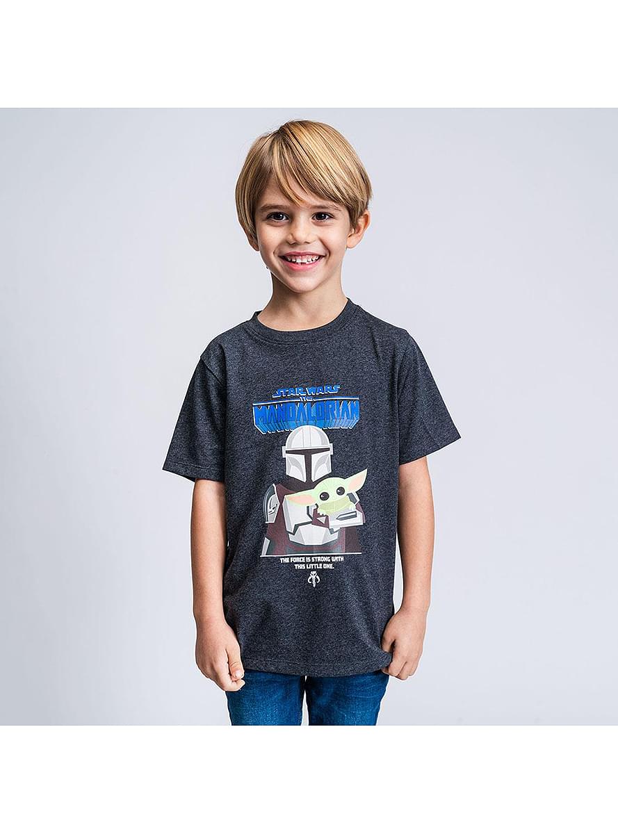 T-shirt Baby Yoda The Mandalorian för barn - Star Wars