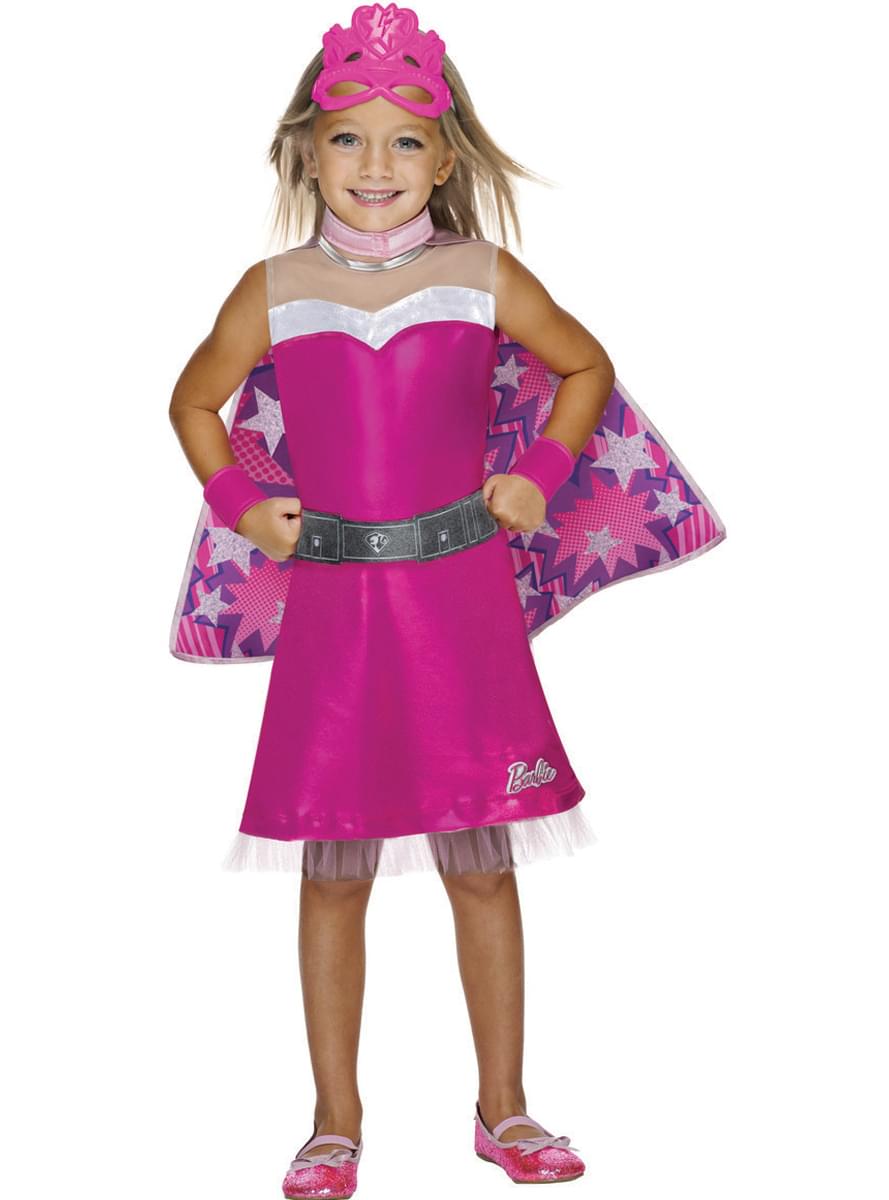 Costume da Barbie supereroina per bambina