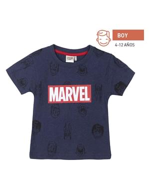 Majica Marvel logotip sa crtežima za decu