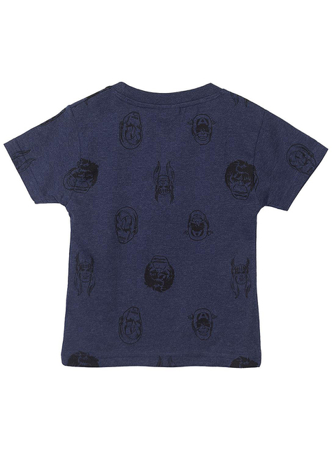 Marvel Logo T-shirt with Pictures for Boys