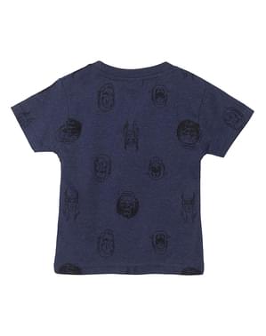 T-shirt Marvel logo avec dessins garçon