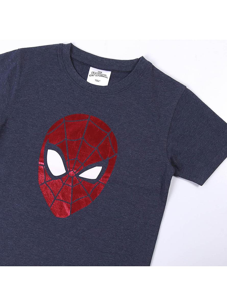 Spiderman T-särk nägu poistele