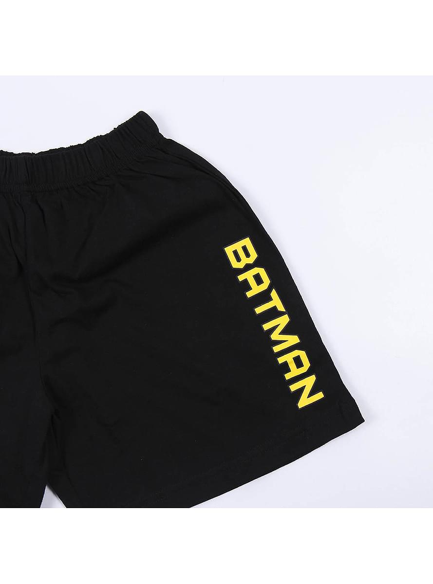 Pijama Batman logo corto para niño