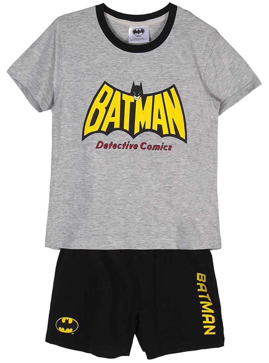 Batman logo kratka pižama za dečke