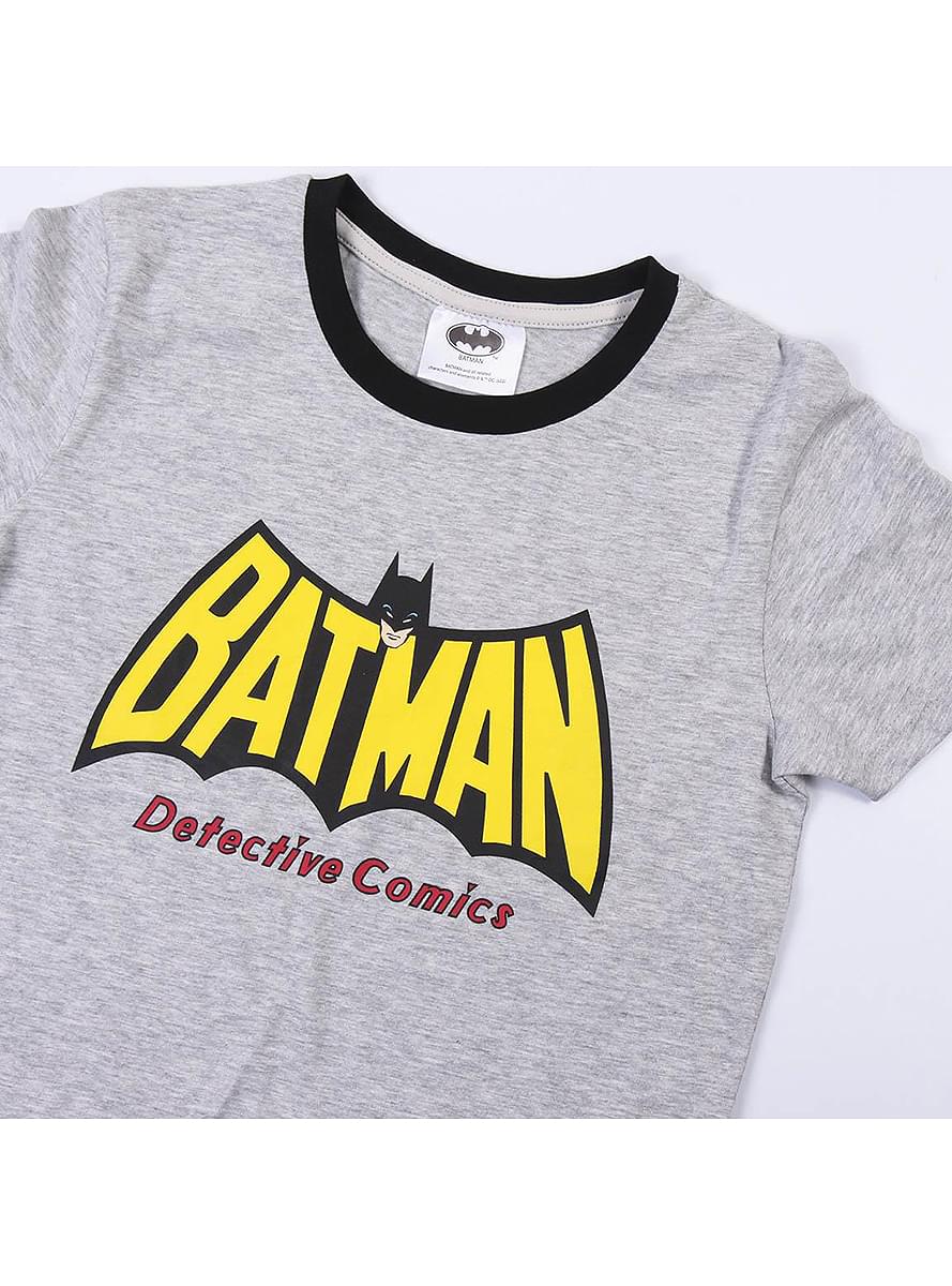 Batman logotipas trumpas pižamos vaikui