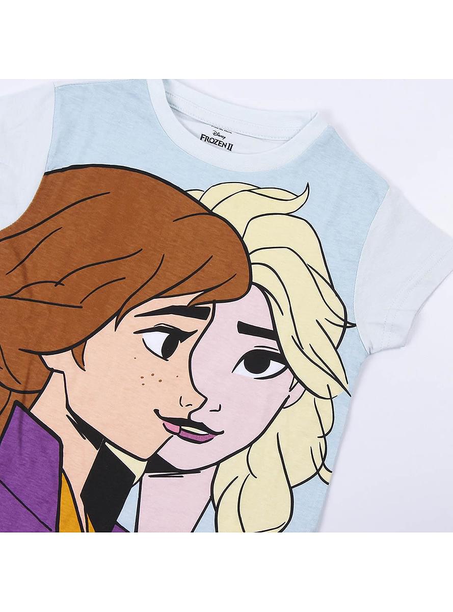 Anna un Elsa īsās pidžamas meitenei - Frozen II