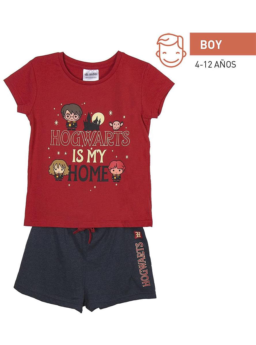Pyjamas Hogwarts kort för barn - Harry Potter