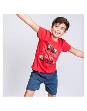 Pijama Hogwarts curto para menino - Harry Potter