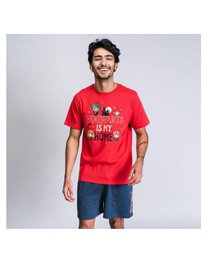 Tylypahka lyhyt pyjama miehille - Harry Potter