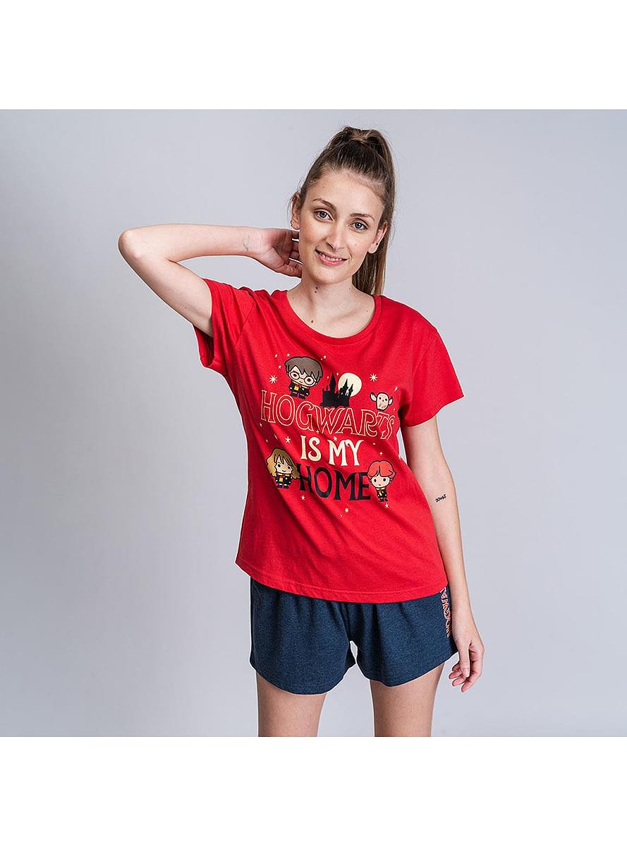 Pyjama Poudlard court femme - Harry Potter