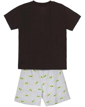 De Mandalorian Baby Yoda korte pyjama voor jongens - Star Wars