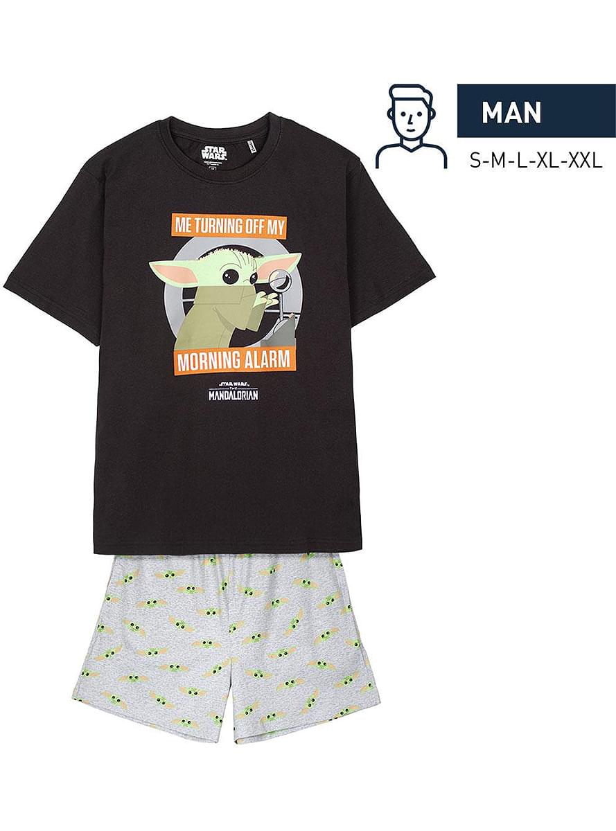 Pyjama Baby Yoda The Mandalorian court homme - Star Wars