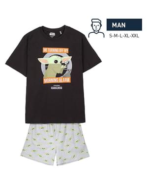 Mandalorian Baby Yoda Lyhyt Pyjama miehille - Star Wars