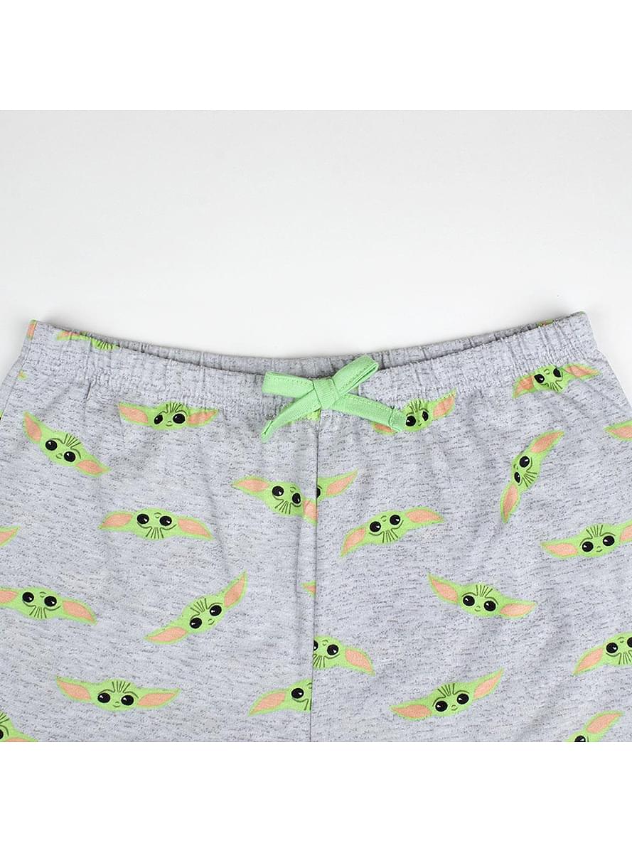 Pyjamas Baby Yoda The Mandalorian kort för barn - Star Wars
