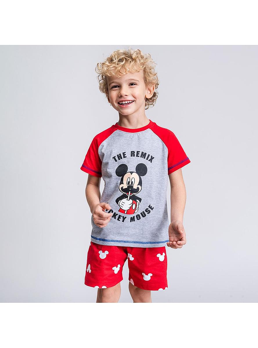 Micky Maus Pyjama kurz für Jungen