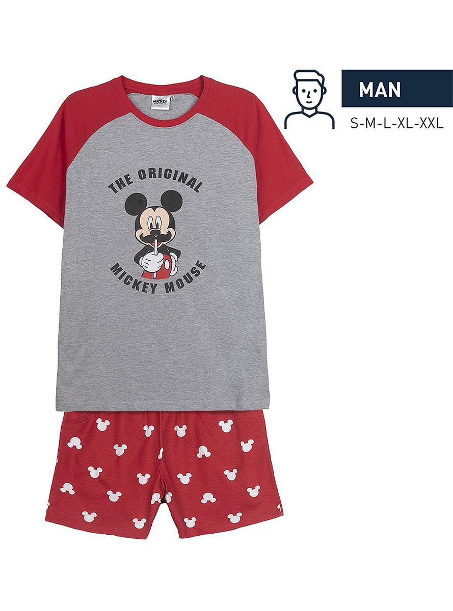 Mickey Mouse Kurzpyjama für Herren