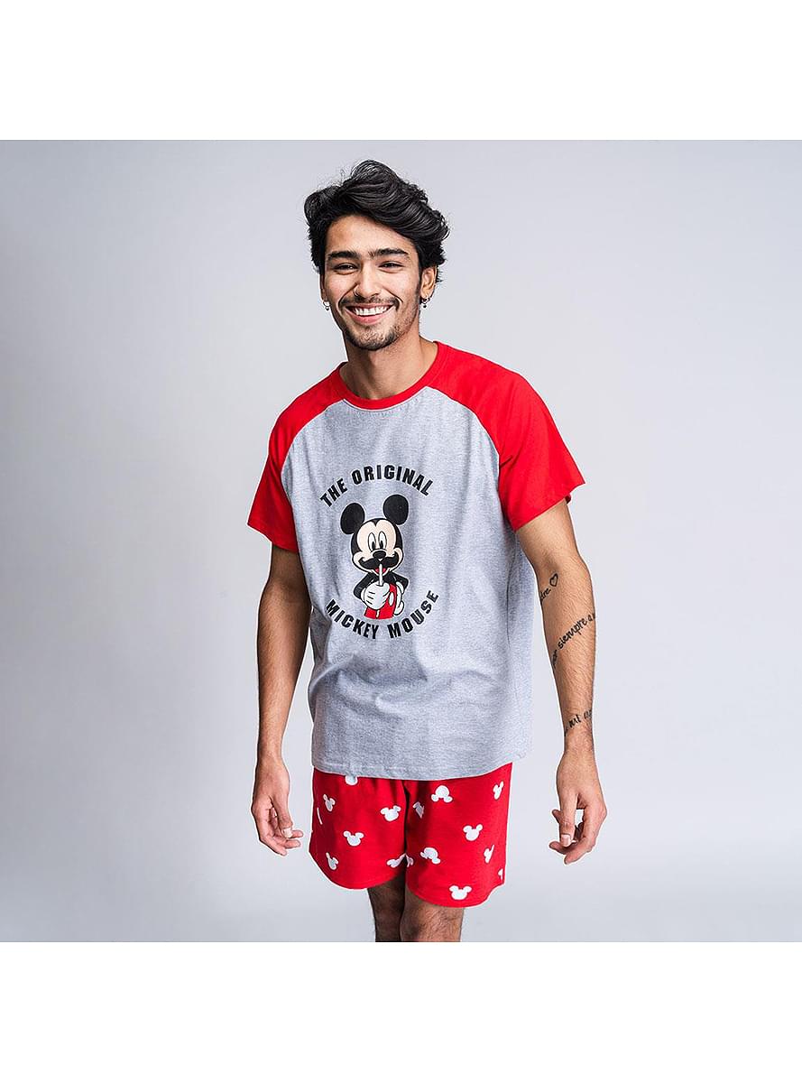 Pijama Mickey Mouse curto para homem
