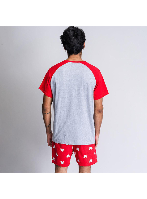Pijama Mickey Mouse curto para homem