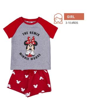 Pijama Minnie Mouse corto para niña