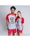 Mickey Mouse Kurzpyjama für Herren