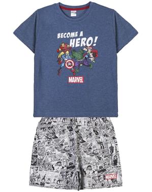 Marvel Superhelden Pyjama kurz für Jungen