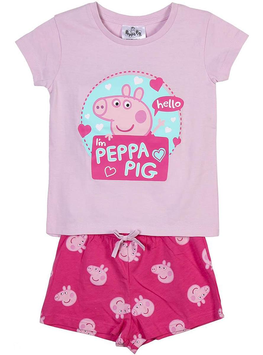 Peppa Pig stutthúfa fyrir stelpur