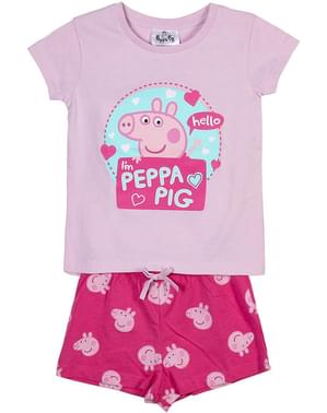Peppa Pig kort pyjamas for jenter