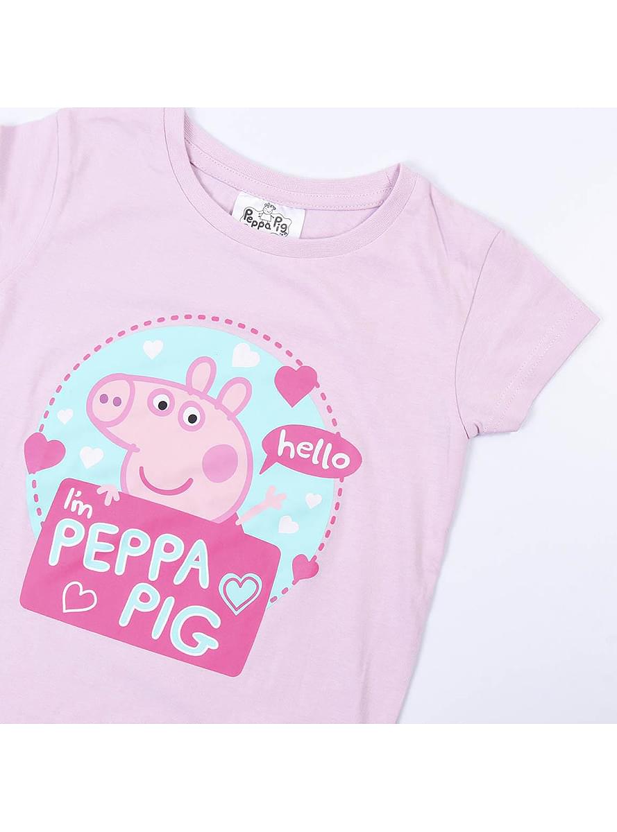Pijama Peppa Pig corto para niña